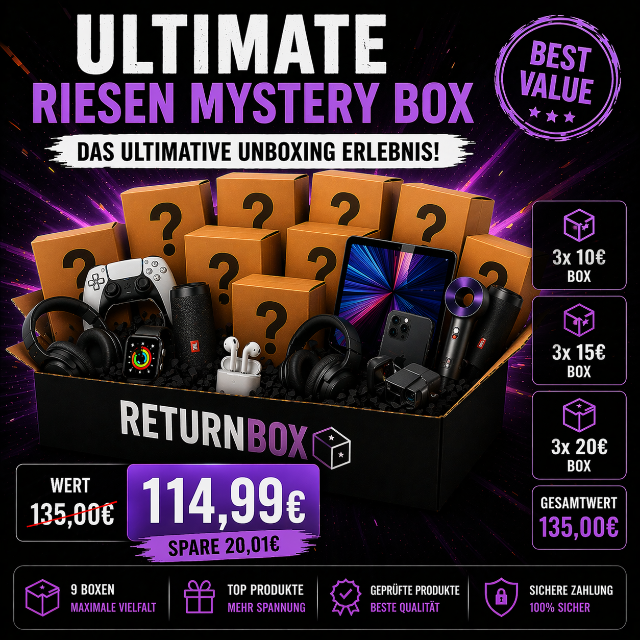 👑 ULTIMATE / RIESEN BOX