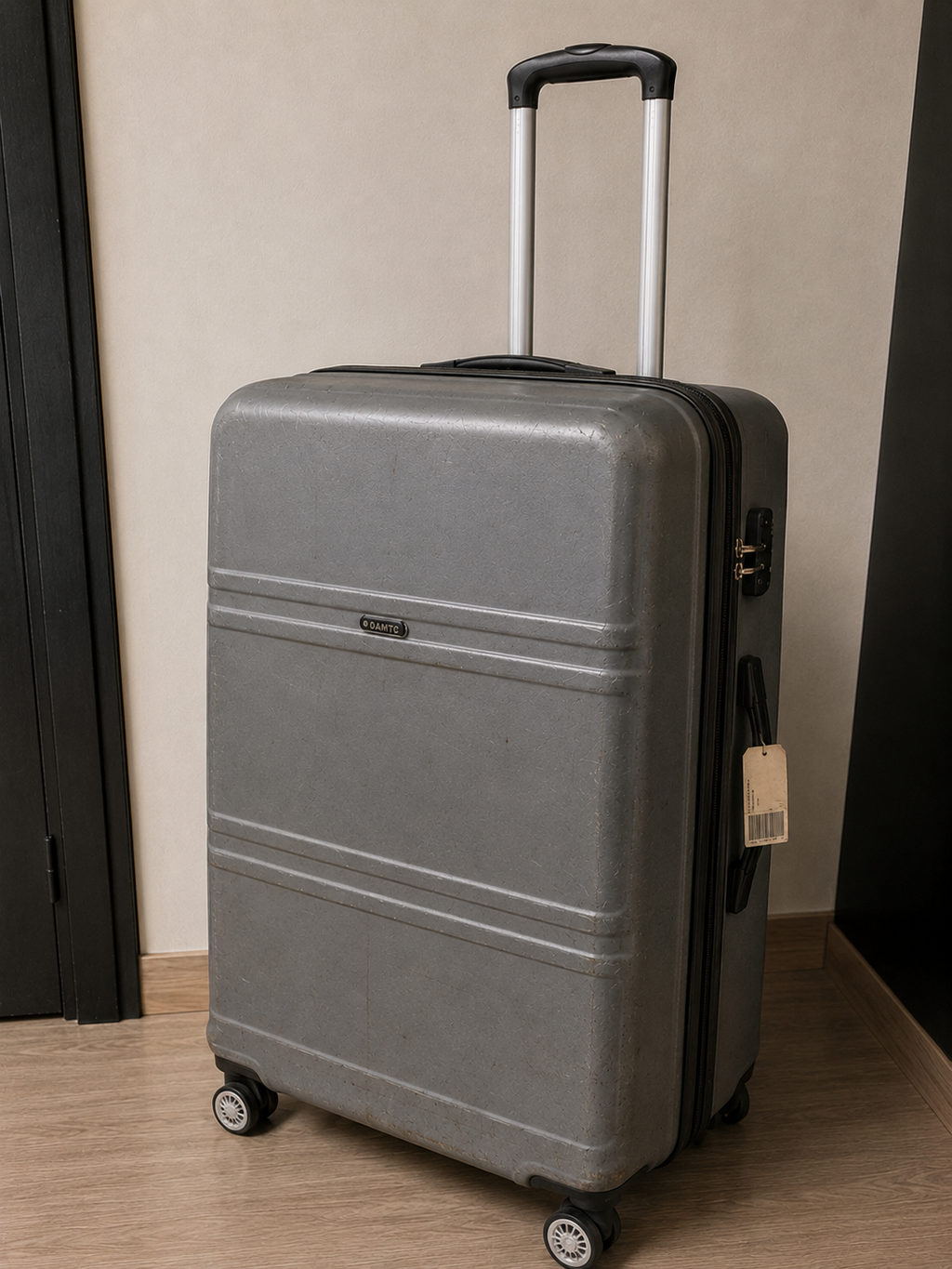 Verlorene Flughafen-Koffer – Größe Aufgabegepäck