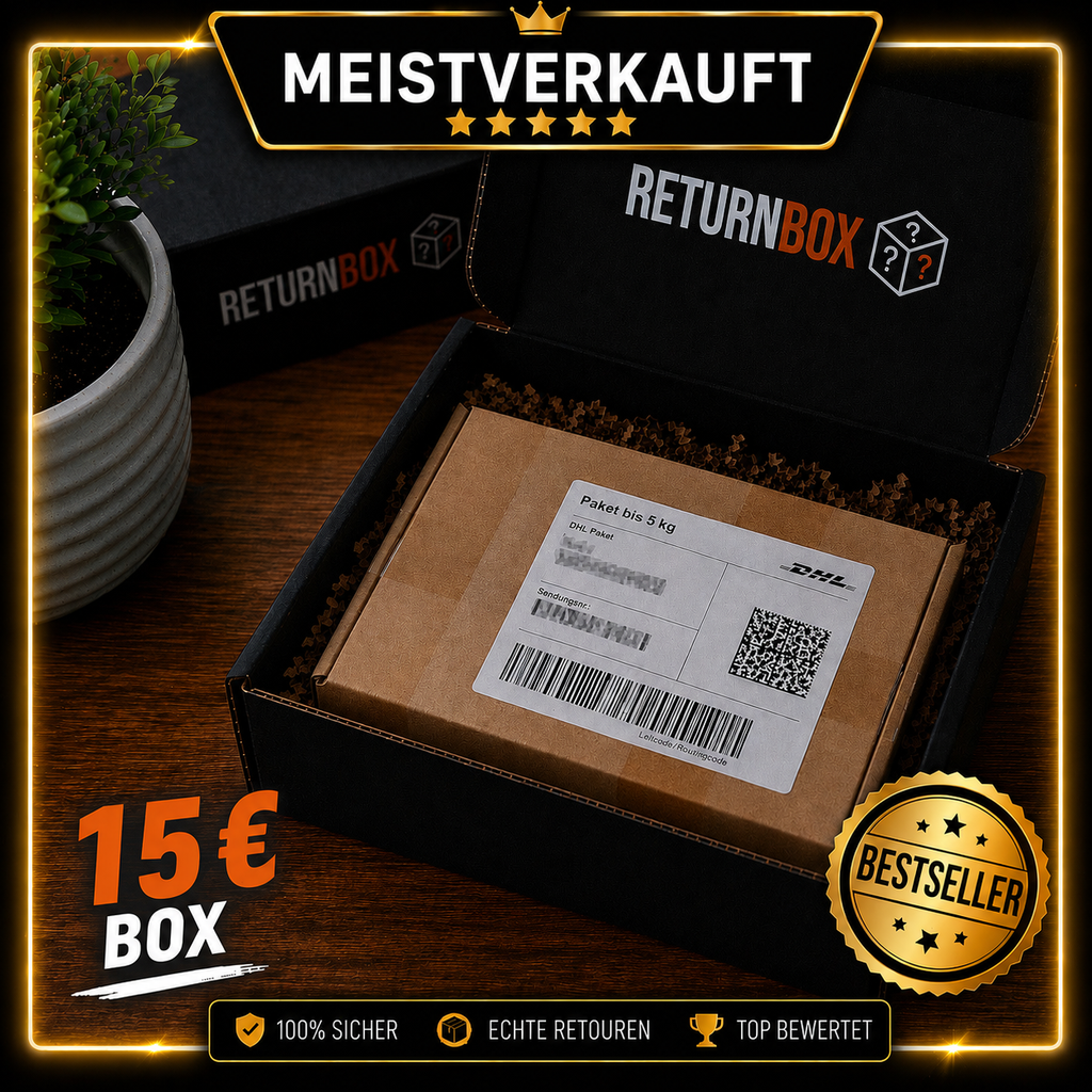RETURNBOX Mystery Box – 15€ | Größe M 🔥