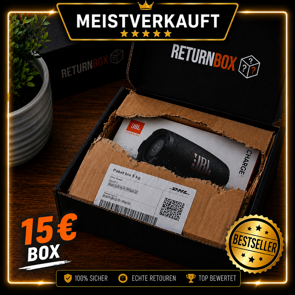 RETURNBOX Mystery Box – 15€ | Größe M 🔥